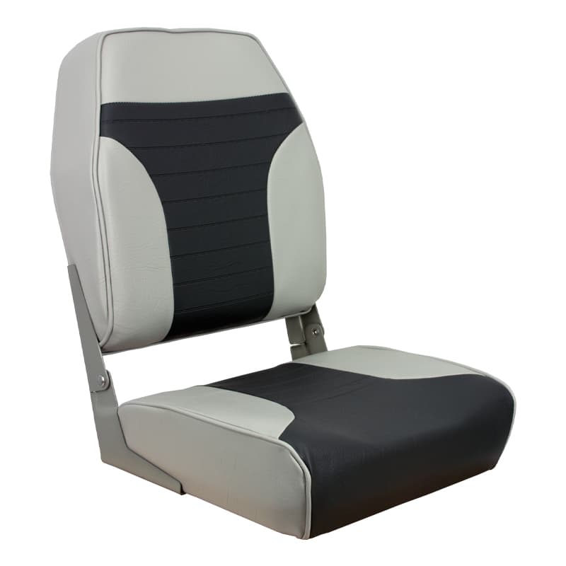 Economy High-Back Folding Seats - Gray/Charcoal