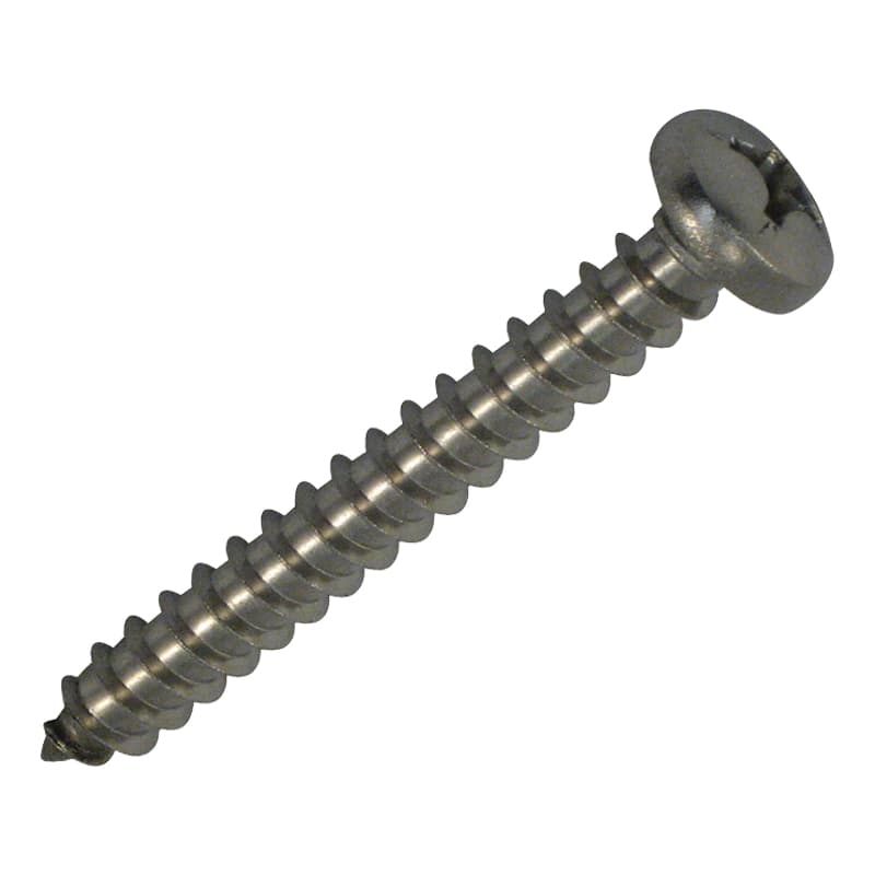 Phillips Head Self-Tapping Screws - Pan Head (#6 x 1”)
