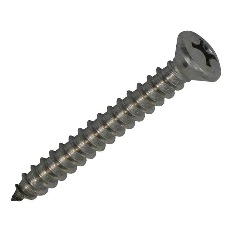 Phillips Head Self-Tapping Screws - Oval Head (#12 x 2-1/2”)