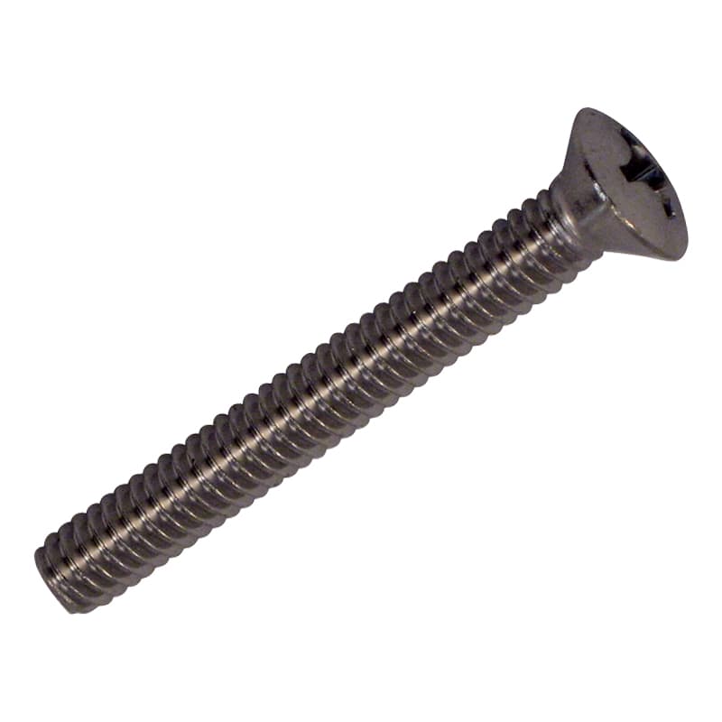 Phillips Head Machine Screws - Oval Head (1/4-20 x 1-1/2”)