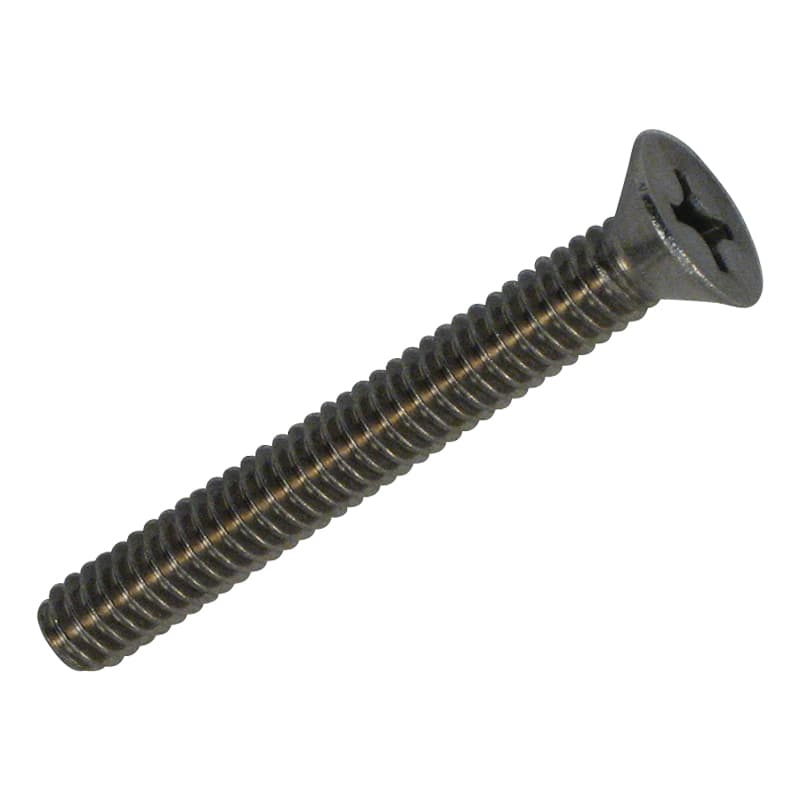 Phillips Head Machine Screws - Flat Head (10-24 x 1-1/2”)