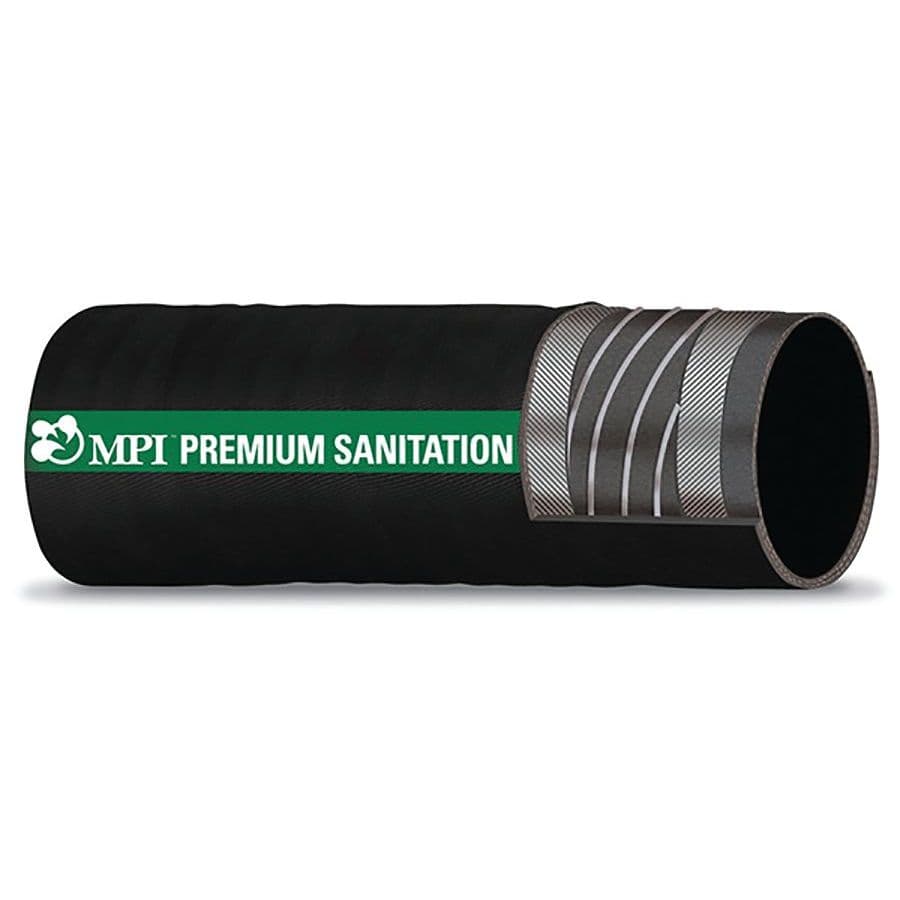 Series 104 Premium Rubber Sanitation Hose (Single Wire)