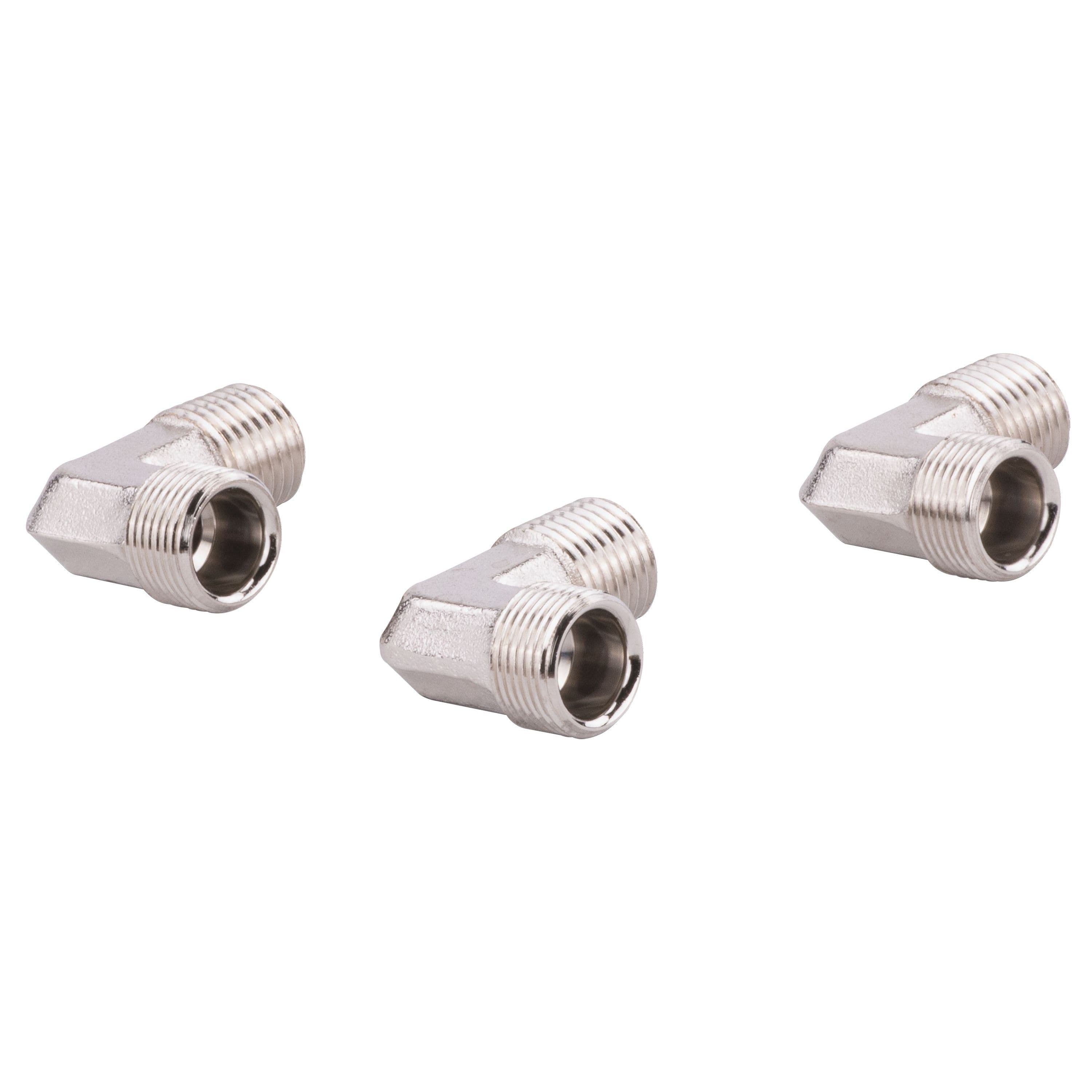 NPT Fittings (Elbow - 1/4” NPT to 3/8” Tube, 3 Per Kit)