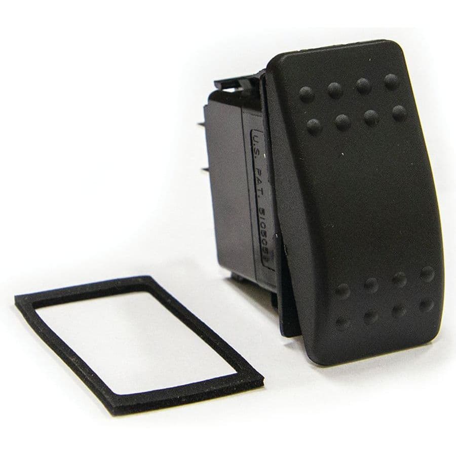Standard Weather Resistant Contoura® II Rocker Switch (On-Off-On, DPDT)
