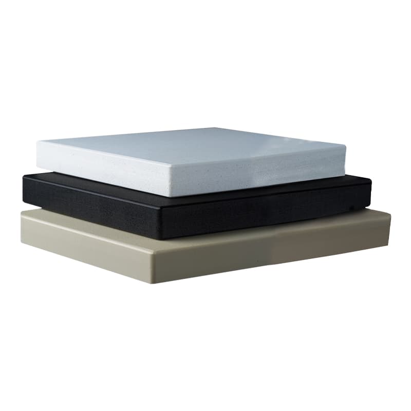 KingStarboard® Polymer Sheet (White, 1/4” x 12” L x 12” W)